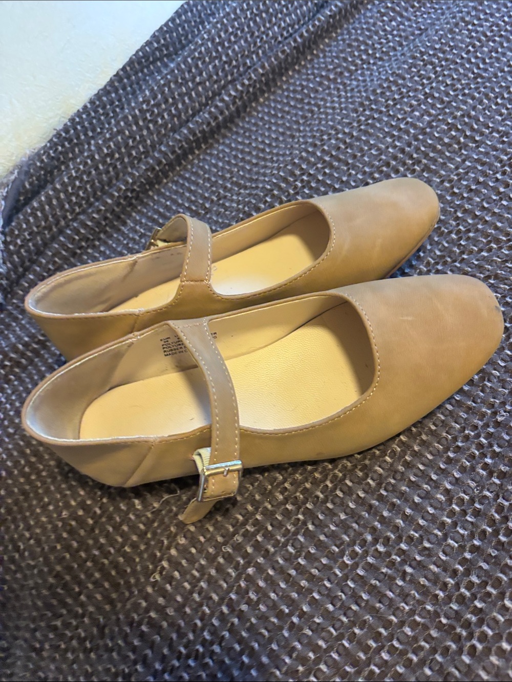 Classic Tan Mary Jane Flats - Comfortable Everyday Women’s Shoes